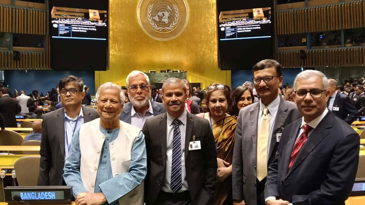 জাতিসংঘ সাধারণ পরিষদে বাংলাদেশের প্রতিনিধি দলে সদস্য সংখ্যা ৬২
