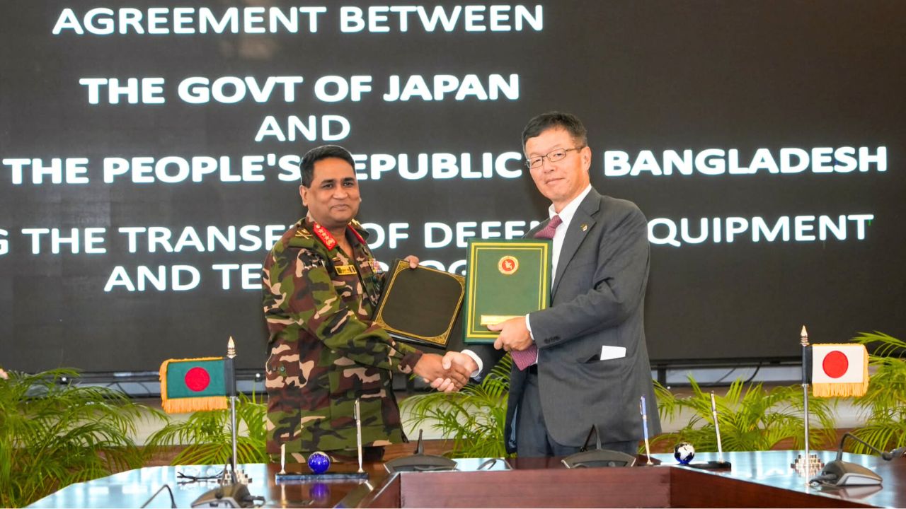 প্রতিরক্ষা সরঞ্জাম ও প্রযুক্তি হস্তান্তরে বাংলাদেশ-জাপান চুক্তি