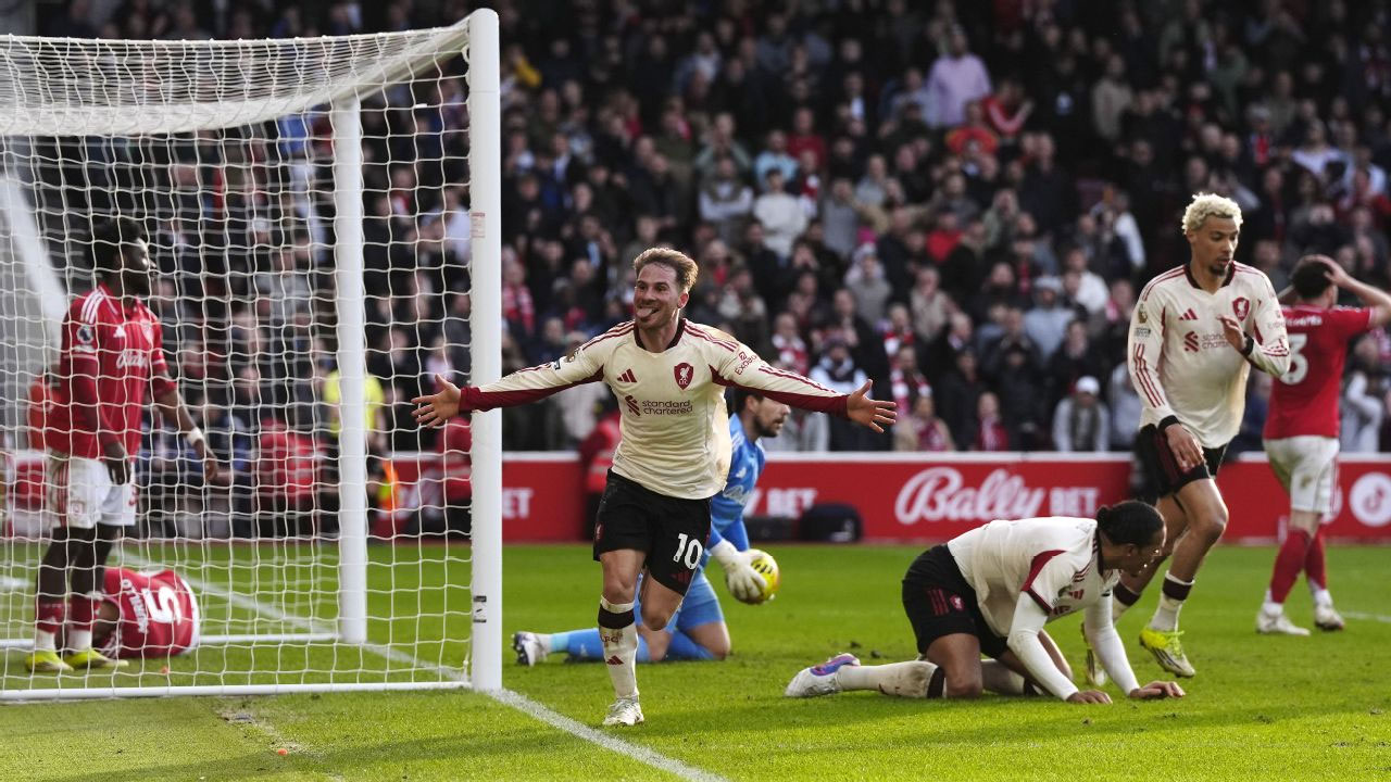 নটিংহ্যামের মাঠে প্রাপ্যের চেয়ে বেশি পেয়েছে লিভারপুল