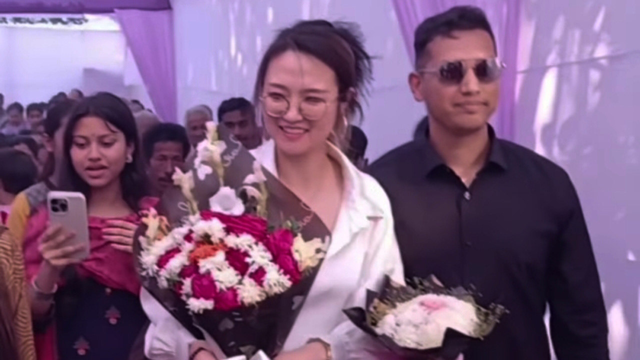 বিয়ের জন্য মৌলভীবাজারে এলেন চীনা তরুণী