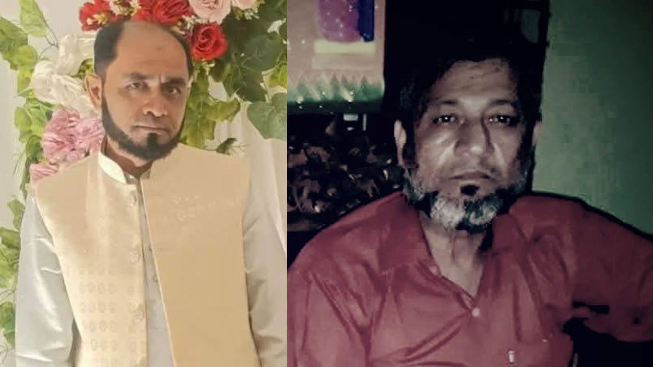 ভোলায় বাসচাপায় শ্যালক-দুলাভাই নিহত, বাসে আগুন