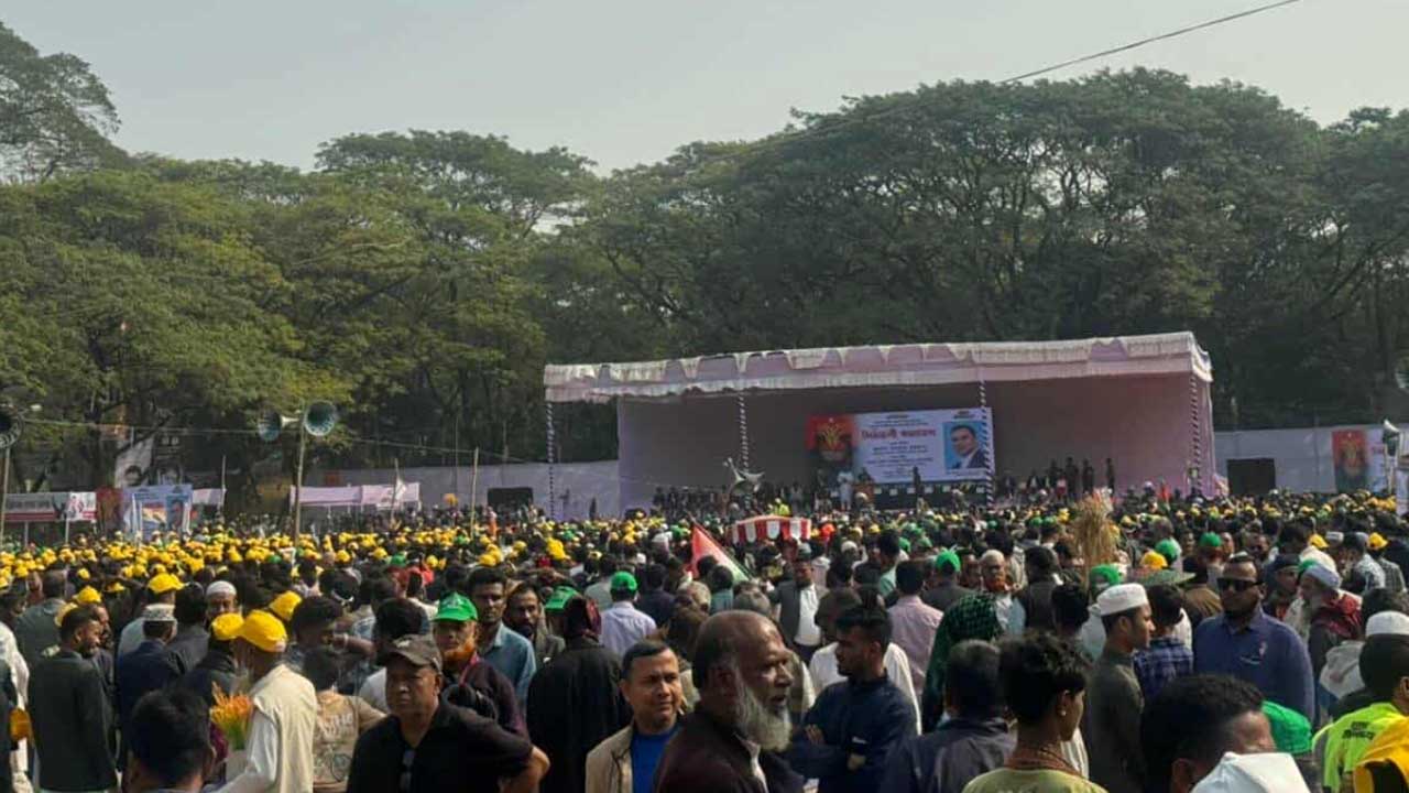 বিএনপির প্রথম নির্বাচনী সমাবেশ শুরু