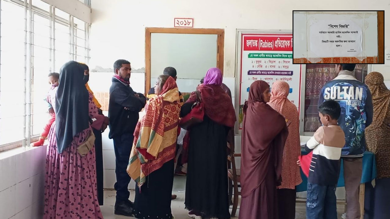 চুয়াডাঙ্গায় টানা ১৮ দিন নেই জলাতঙ্কের টিকা, মিলছে না ফার্মেসিতেও