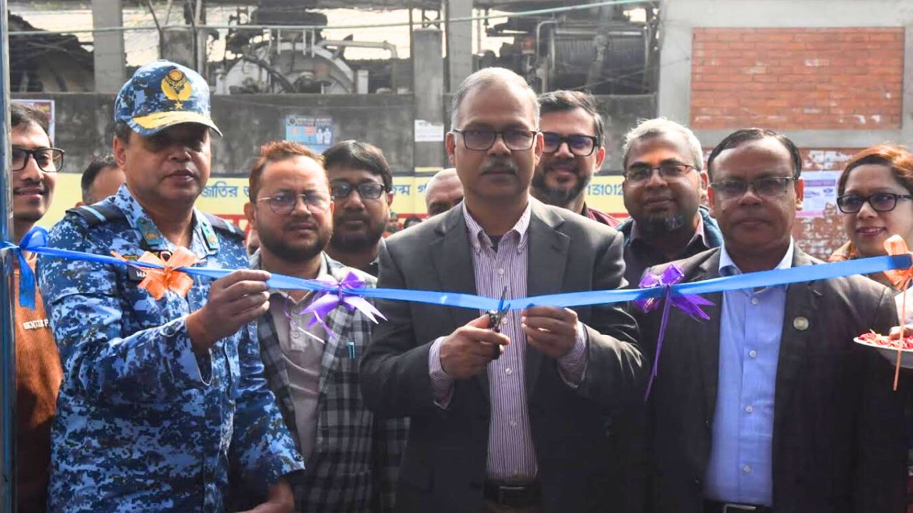 গোলাপবাগে ডিএসসিসির ওয়াশ স্থাপনা উদ্বোধন