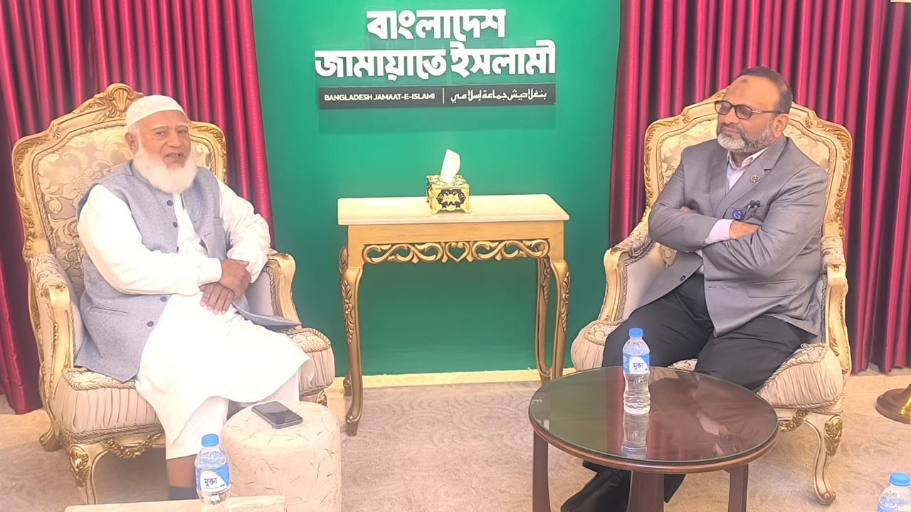 জামায়াতে ইসলামীর আমিরের সঙ্গে ঢাবি উপাচার্যের সাক্ষাৎ