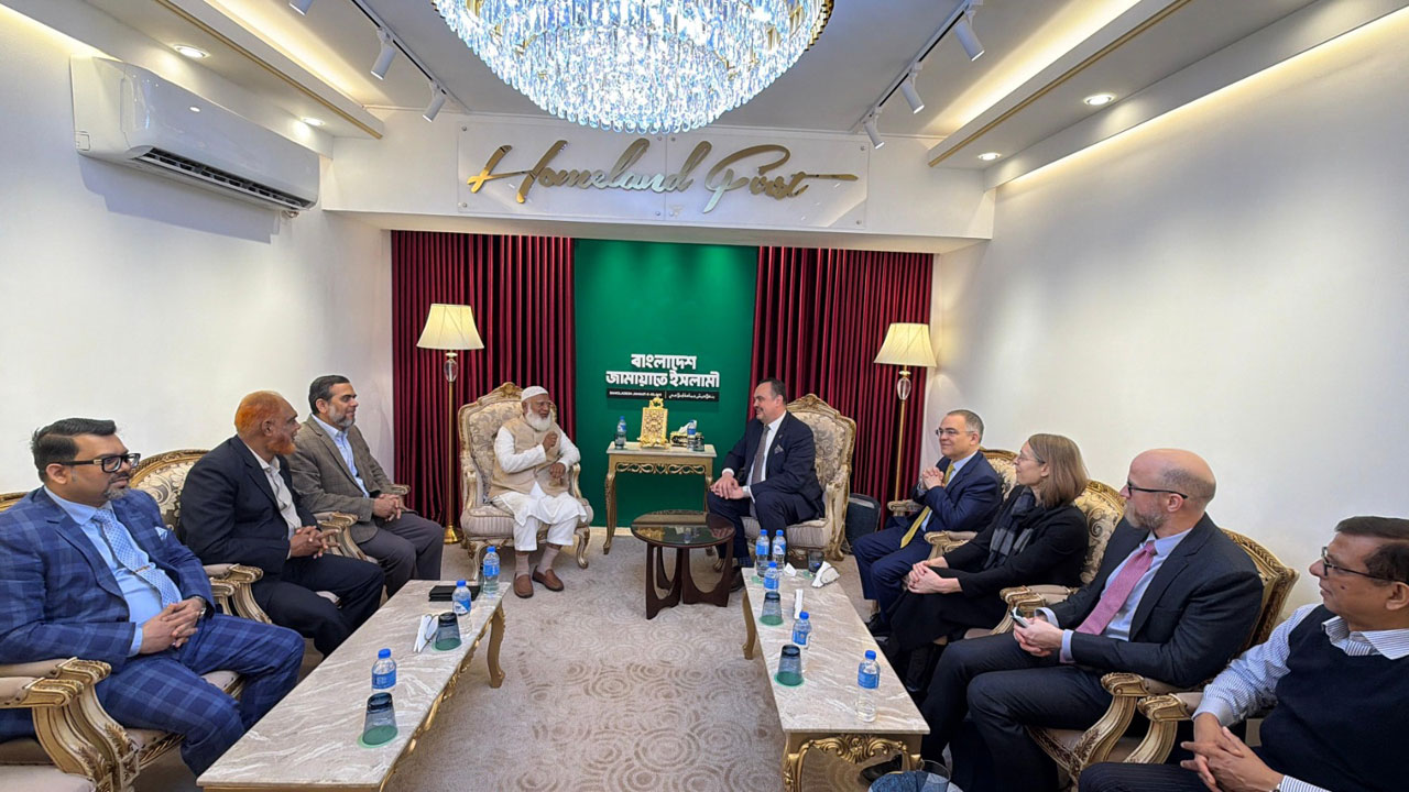 জামায়াত আমিরের সঙ্গে যুক্তরাষ্ট্রের রাষ্ট্রদূতের সাক্ষাৎ