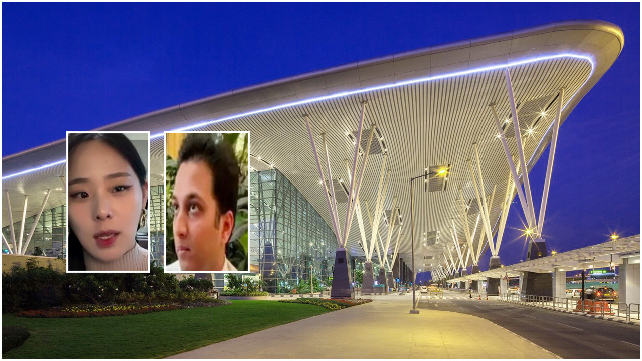ভারতে কোরীয় নারী পর্যটককে আচমকা জড়িয়ে ধরলেন বিমানবন্দরের কর্মী