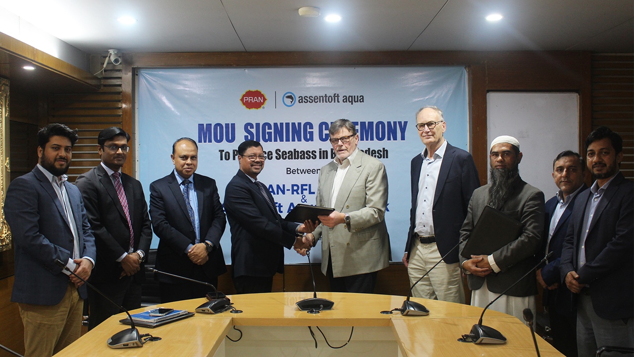 সামুদ্রিক মাছ চাষে প্রাণ-আরএফএল ও ডেনিশ প্রতিষ্ঠানের চুক্তি