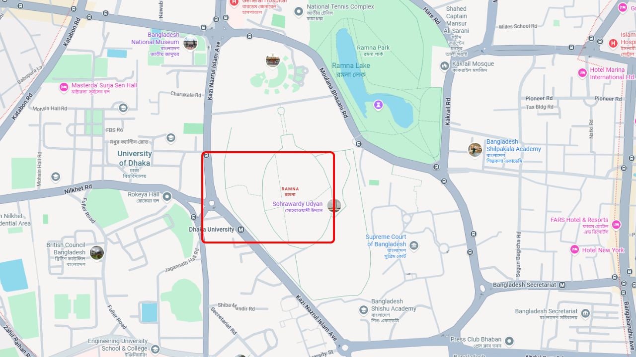 রমনায় কাভার্ড ভ্যানের ধাক্কায় প্রাণ গেল মোটরসাইকেল চালকের